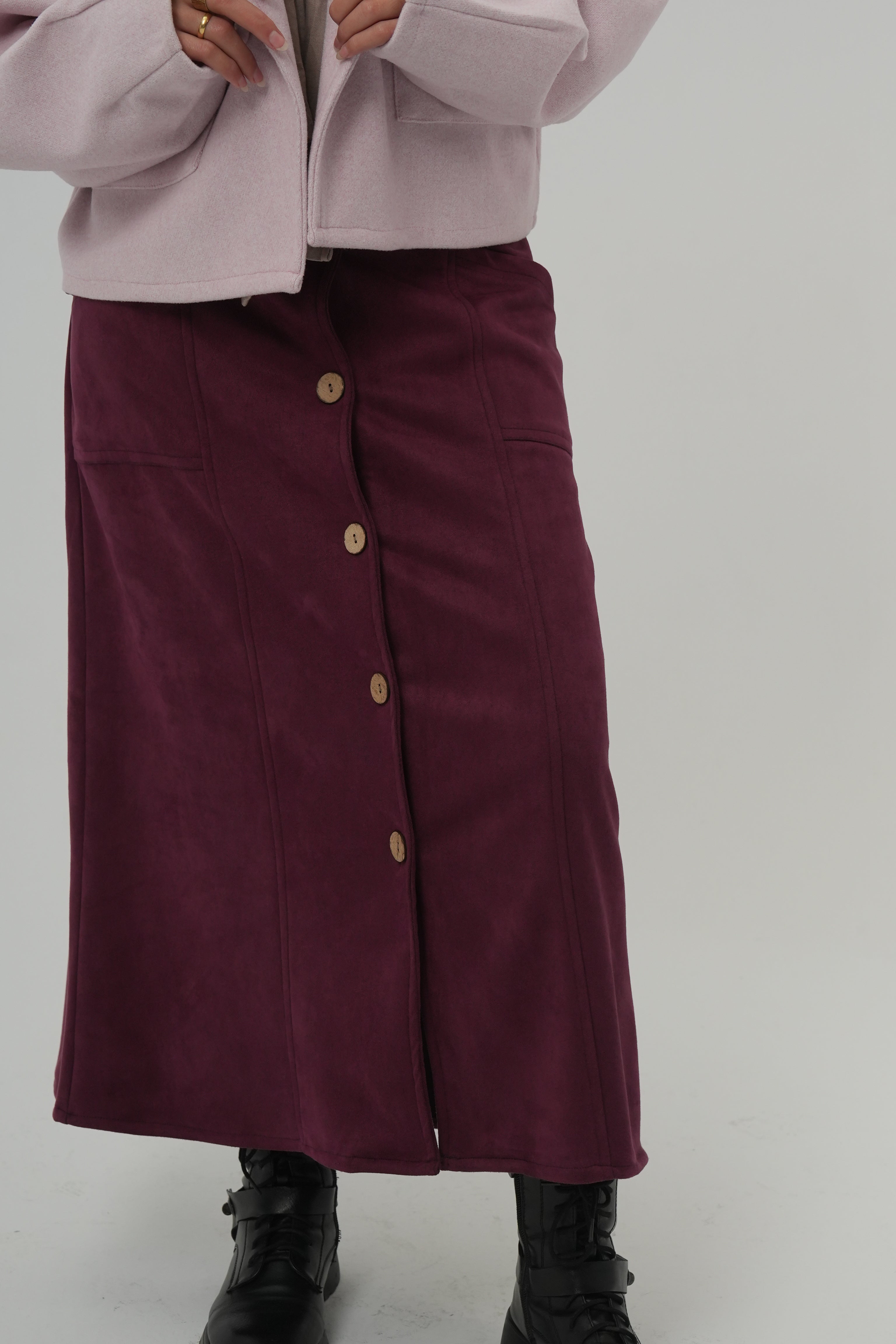 Tweed Wool Skirt