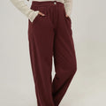 Corduroy Wide-Leg Pants